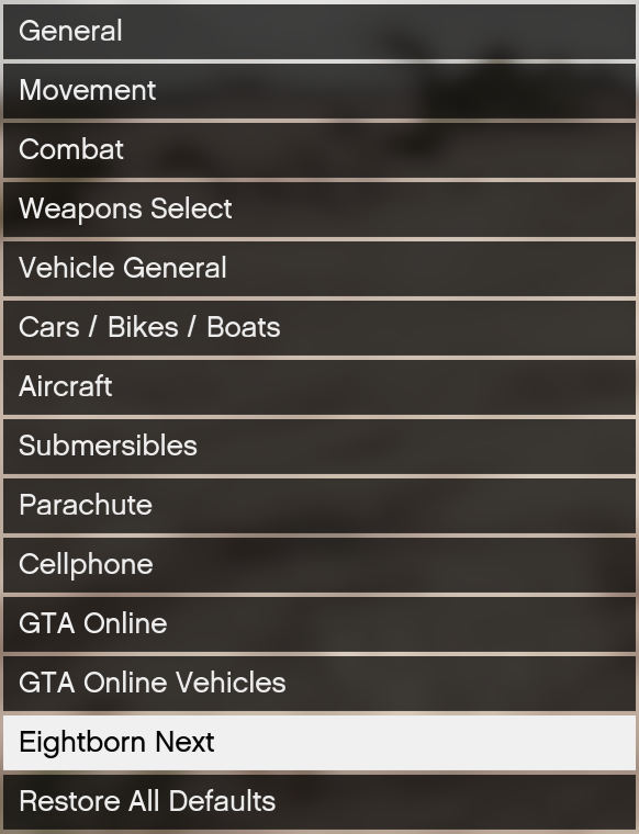 Keybindings